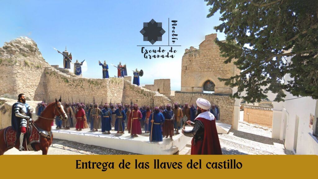 Recreación IA Rendición castillo Moclín