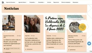 Web Impronta Granada noticia Moclín Escudo de Granada 2025